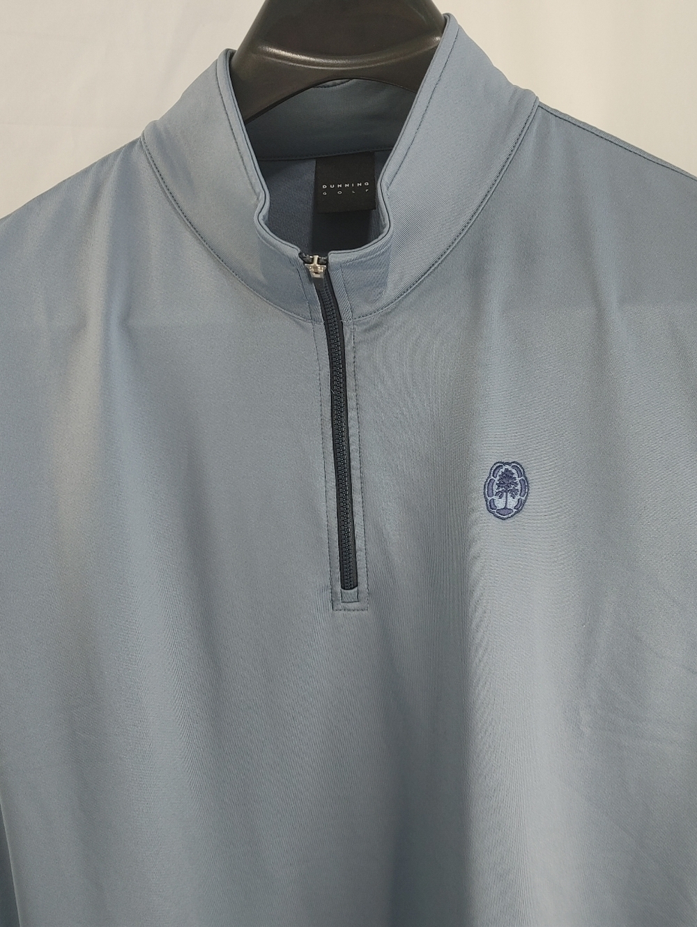 Dunning Golf Vest Mens XXL Blue 1/4 Zip Performance Sleeveless Athletic Pullover - Picture 3 of 11